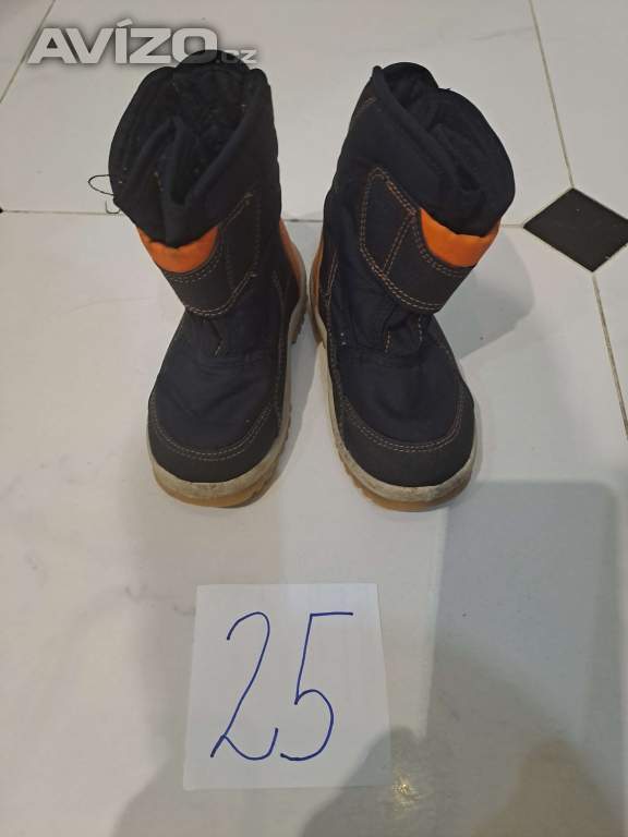 Dětské zimní sněhulky vel. 25 zn. CORTINA 