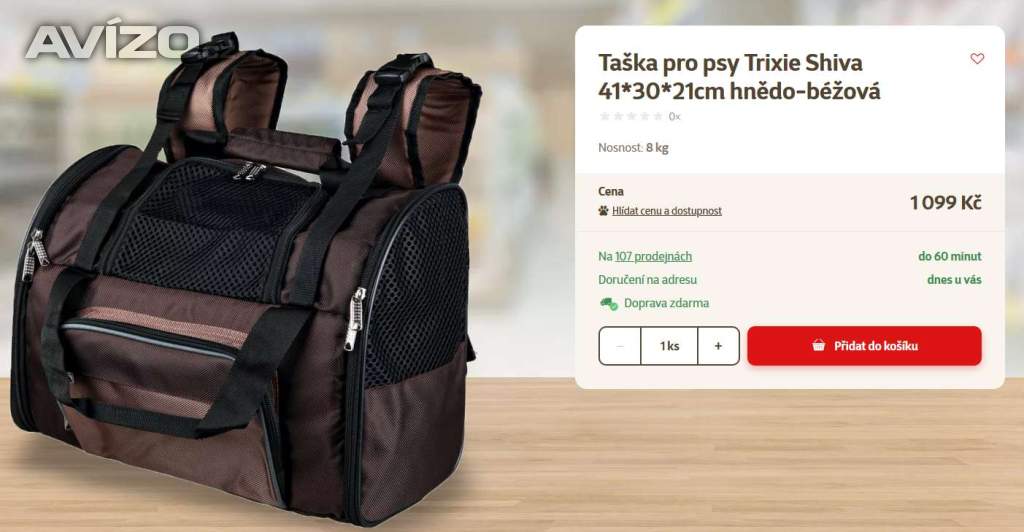 Prodám tašku pro pejska