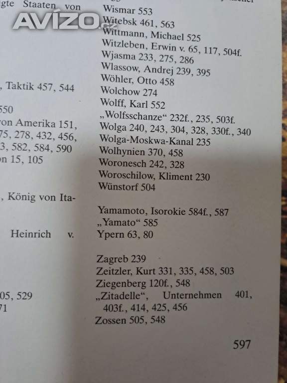 Foto inzerátu Kniha 2. světová válka v Němčině