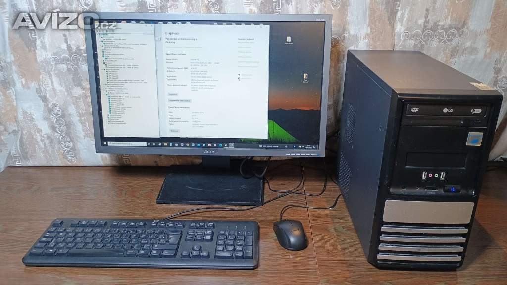 PC#221 repasovaný PC Hyundai, DualCore, 4GB, 250GB