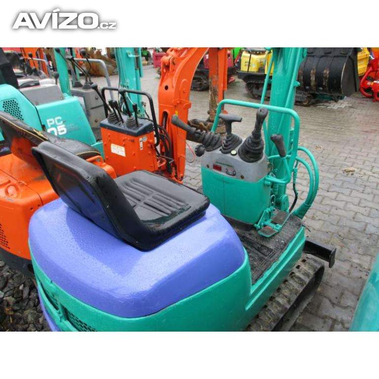 Minibagr Komatsu PC-03 800kg pěkný stav