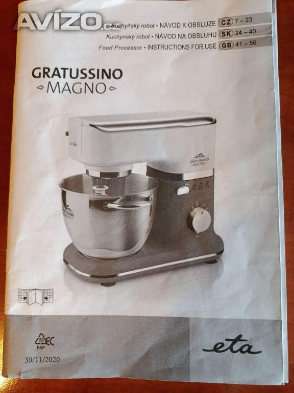 Foto inzerátu Kuchyňský robot ETA / za poloviční cenu