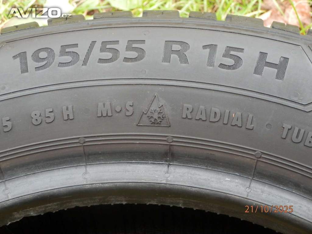 Foto inzerátu 4xCeloroční gumy BARUM  195/55 R15  2x8MM 2x7,2MM