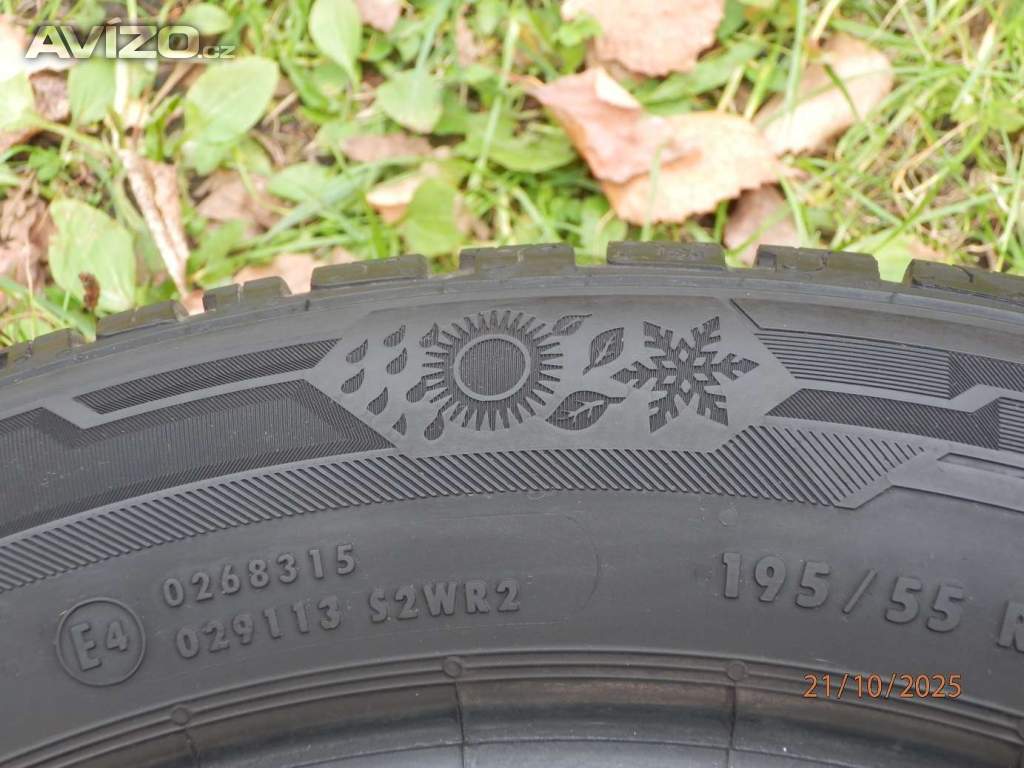 Foto inzerátu 4xCeloroční gumy BARUM  195/55 R15  2x8MM 2x7,2MM