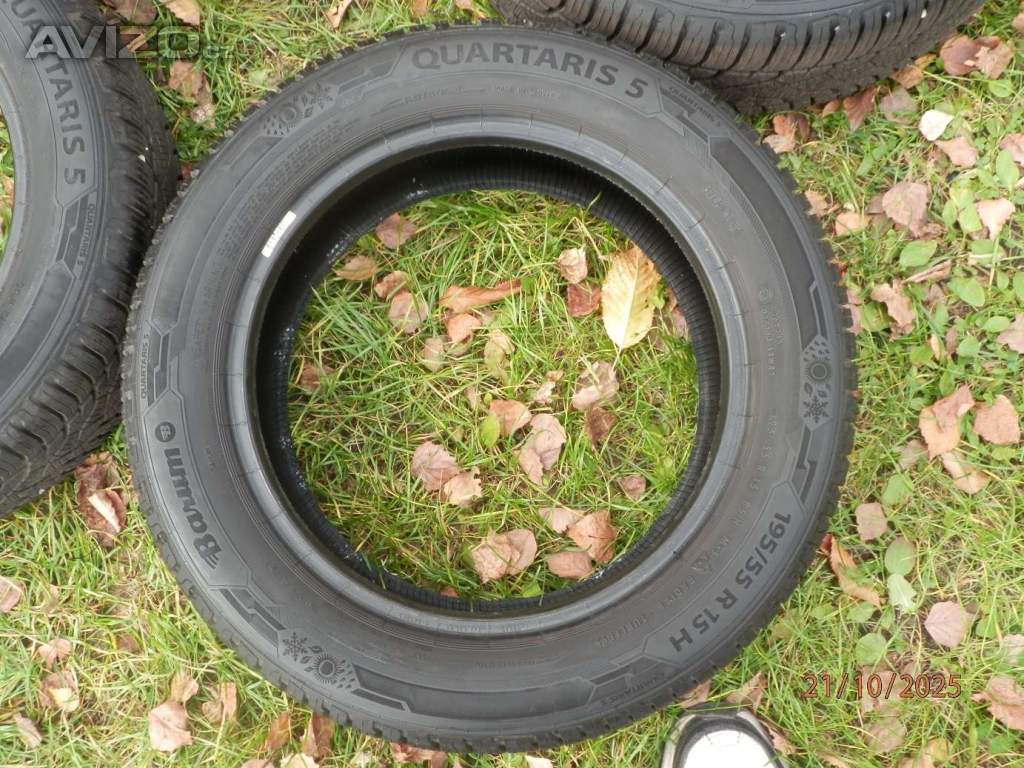 Foto inzerátu 4xCeloroční gumy BARUM  195/55 R15  2x8MM 2x7,2MM