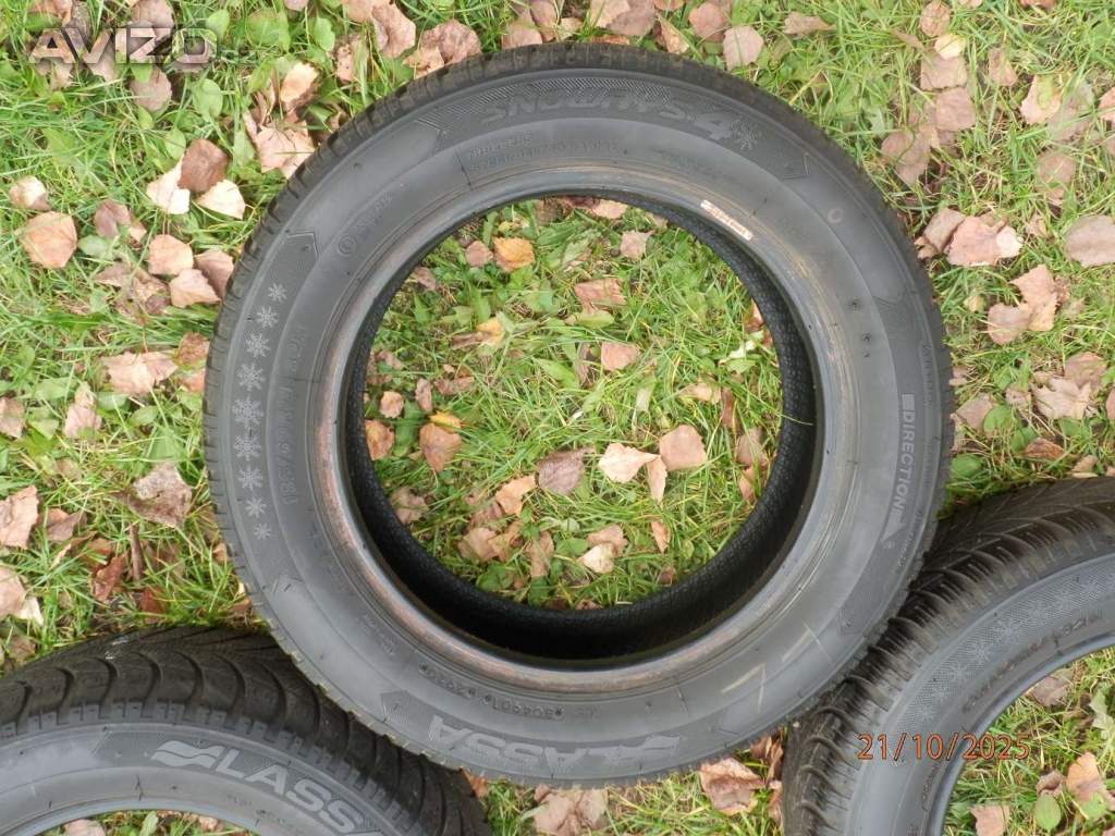 Foto inzerátu 4xZimní gumy LASSA 185/60 R14  2x6,2MM 2x5,1MM