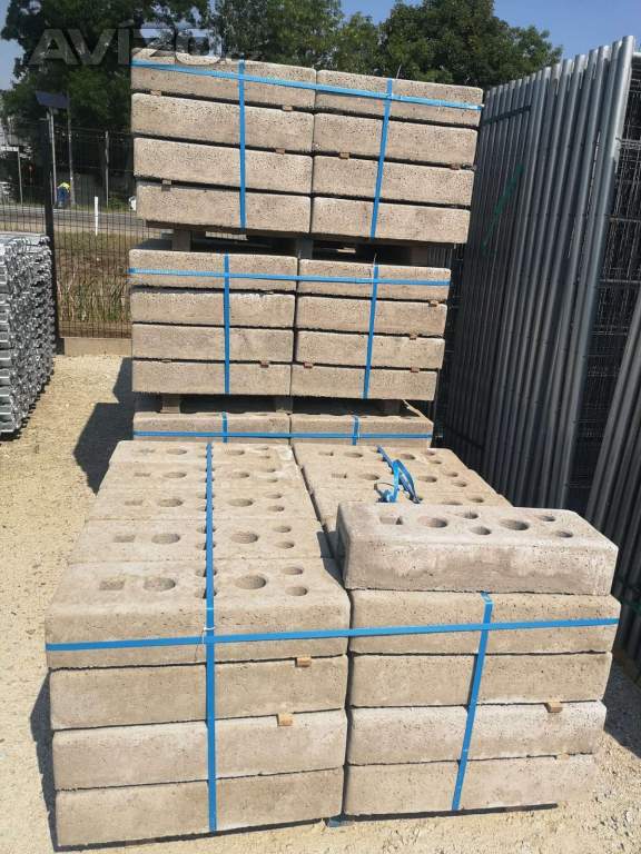 Foto inzerátu STAVEBNÍ PLOT Nízký mobilní  175 m - Sada 50 kusů