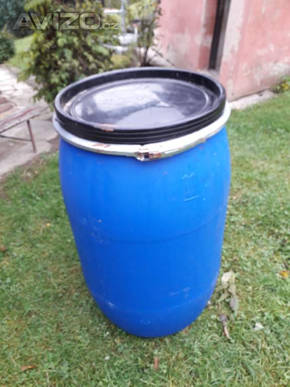 SUDY PLASTOVÉ OBJEM 220 LITRŮ-ČOKOLÁDA-POUŽITY JEDNOU