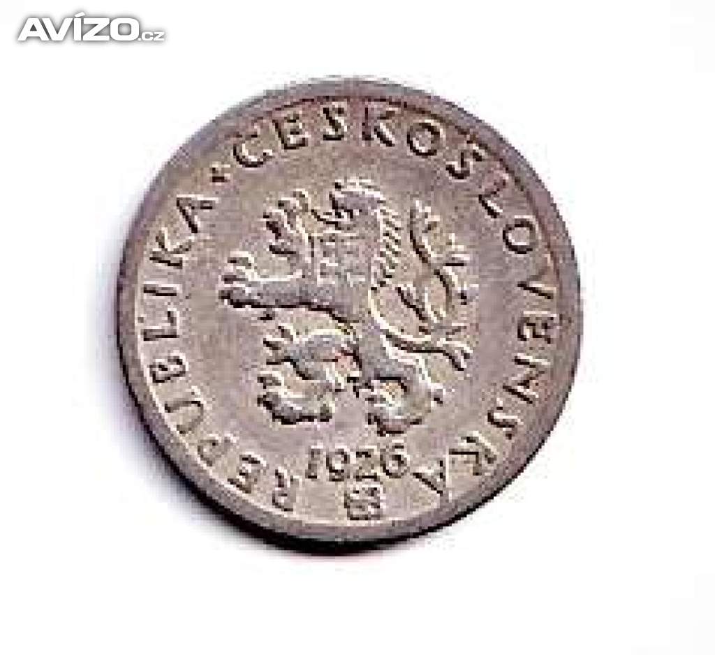 Foto inzerátu 20 haléř ČSR  1926	