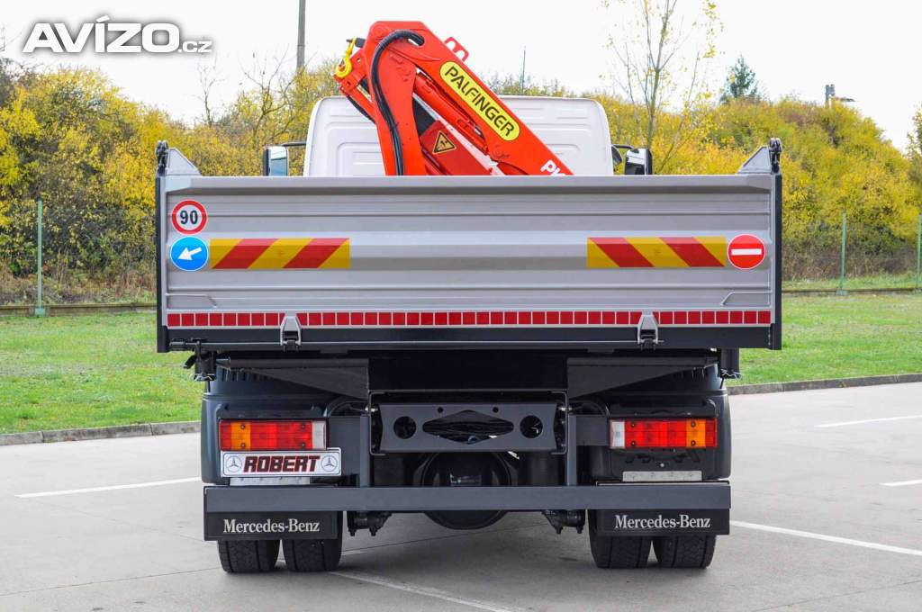 Foto inzerátu MERCEDES ATEGO 1222 TŘÍSTRANNÝ SKLÁPĚČ HYDRAULICKÁ RUKA EU4