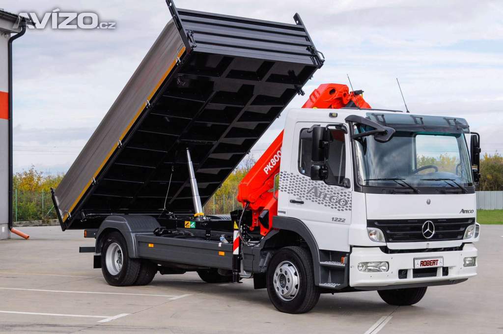 Foto inzerátu MERCEDES ATEGO 1222 TŘÍSTRANNÝ SKLÁPĚČ HYDRAULICKÁ RUKA EU4