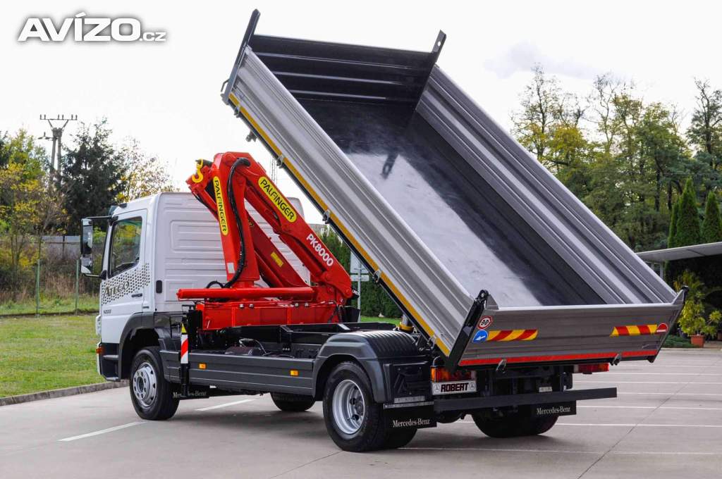 Foto inzerátu MERCEDES ATEGO 1222 TŘÍSTRANNÝ SKLÁPĚČ HYDRAULICKÁ RUKA EU4
