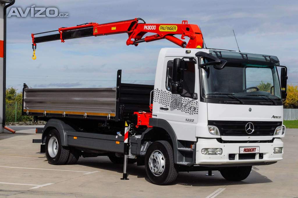 Foto inzerátu MERCEDES ATEGO 1222 TŘÍSTRANNÝ SKLÁPĚČ HYDRAULICKÁ RUKA EU4