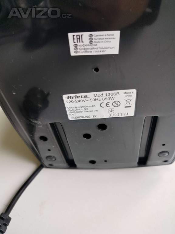 Foto inzerátu Kávovar Ariete Picasso