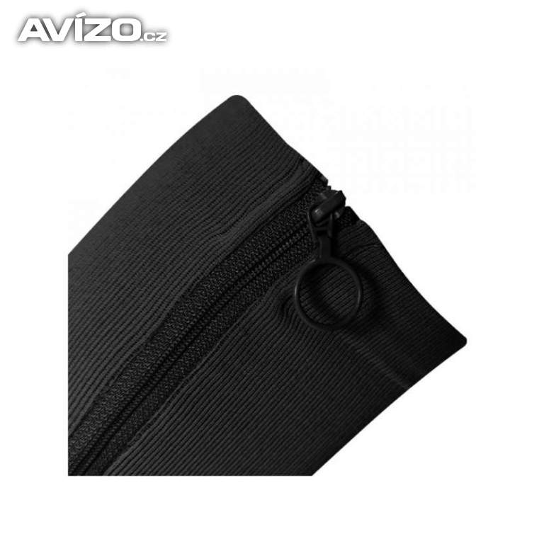 Kompresní podkolenky se zipem ZBCH otevřená špice - černé