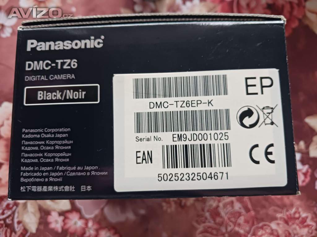 Foto inzerátu Fotoaparát Panasonic DMC-TZ6