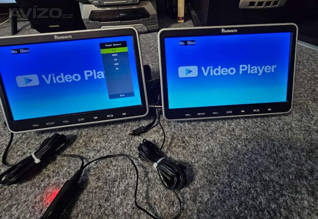 Foto inzerátu Přenosné Monitory s DVD přehrávačem, SD karty, USB, HDMI vstup