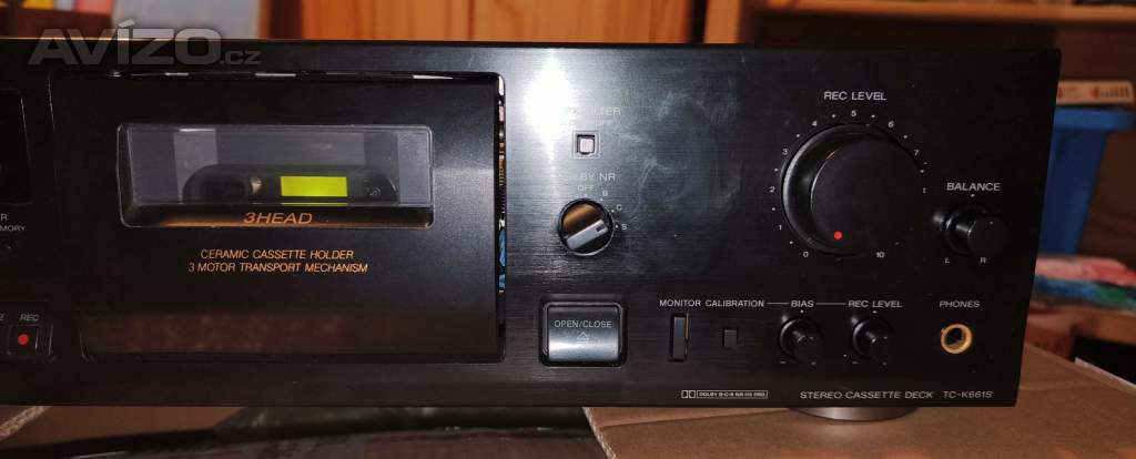 Foto inzerátu Prodám stereo cassette deck SONY TC-K661S