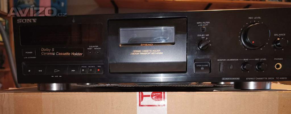 Foto inzerátu Prodám stereo cassette deck SONY TC-K661S
