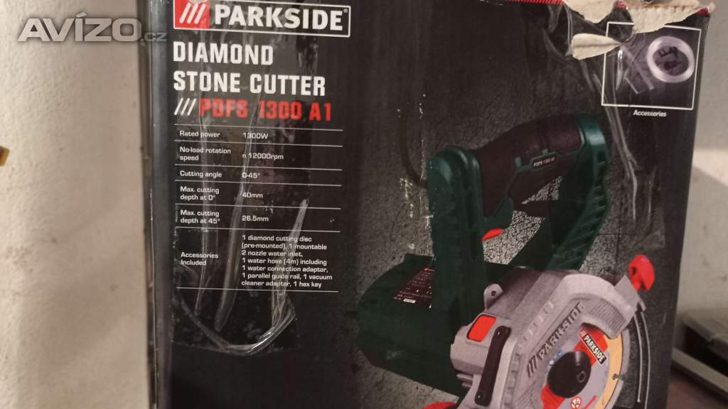 Prodám ponornou kotoučovou pilu na beton a kamen zn.parkside