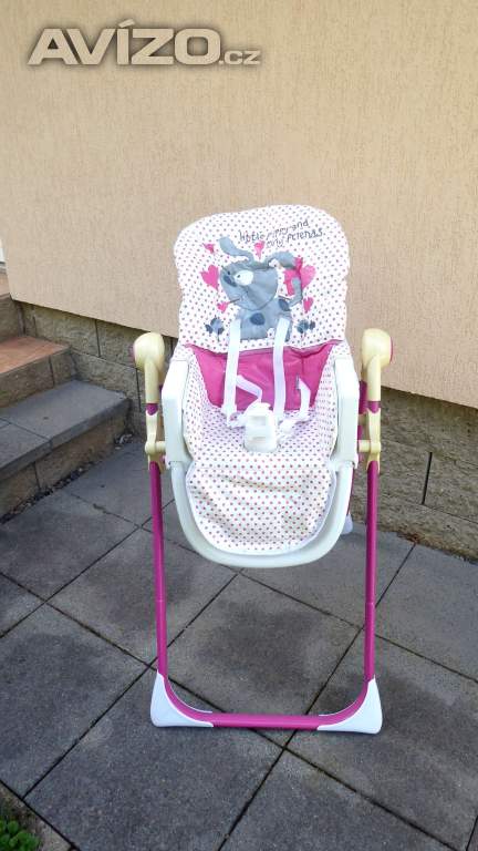 B297_ Dětská jídelní židlička, skládací