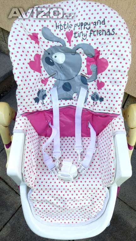 Foto inzerátu B297_ Dětská jídelní židlička, skládací