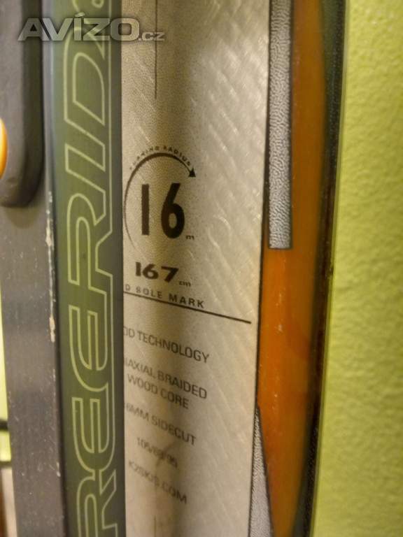 Foto inzerátu Prodám skialpové lyže