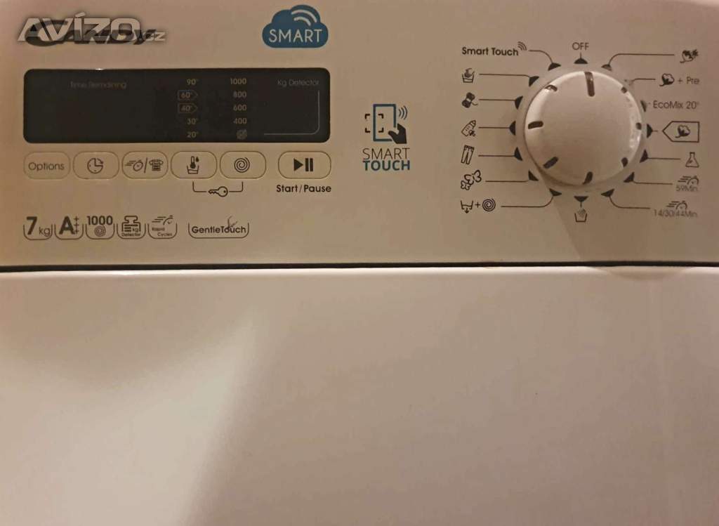 Foto inzerátu PRACKA CANDY,HORNI PLNENI,7KG,PLNE FUNKCNI,TRIDA A+++