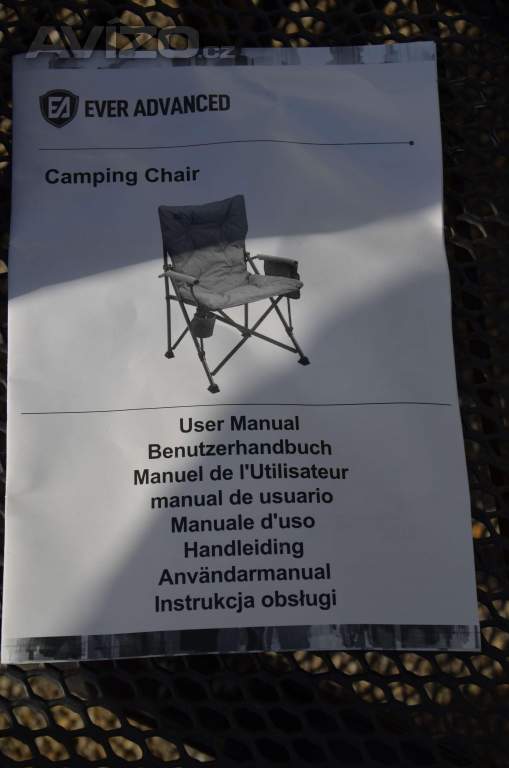 Foto inzerátu EVER ADVANCED nová Luxusní skládací židle