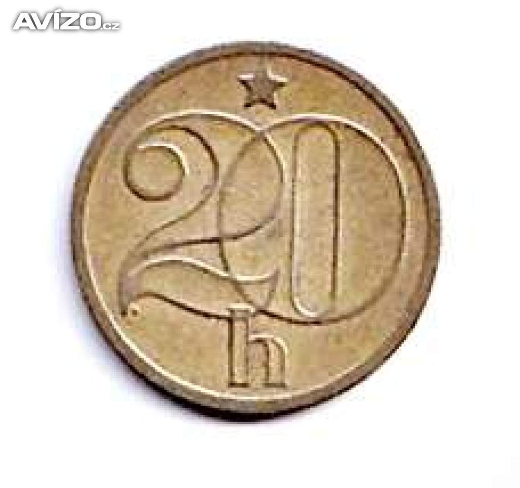 20 haléř ČSR  1972	