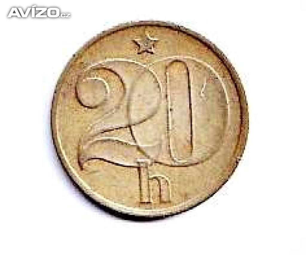 20 haléř ČSR  1975	