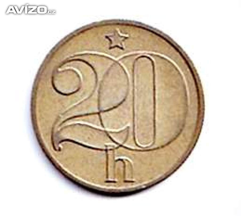 20 haléř ČSR  1982	