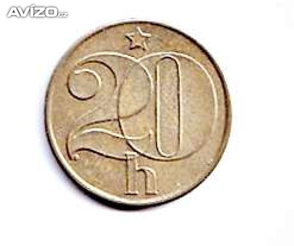 20 haléř ČSR  1985	