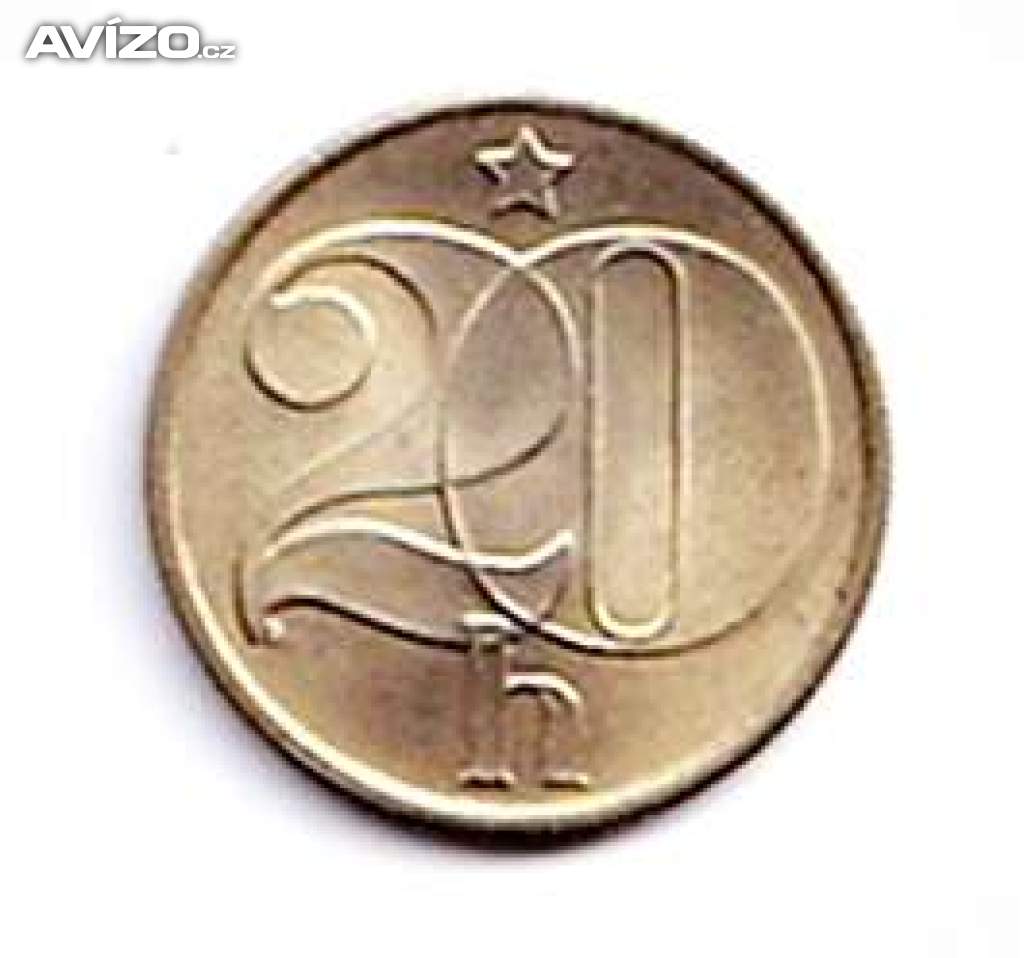 20 haléř ČSR  1986