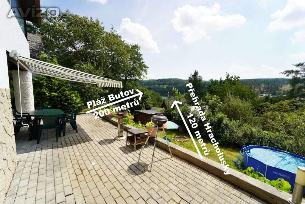 Foto inzerátu Zděná chata Butov - Přehrada Hracholusky + zahrada