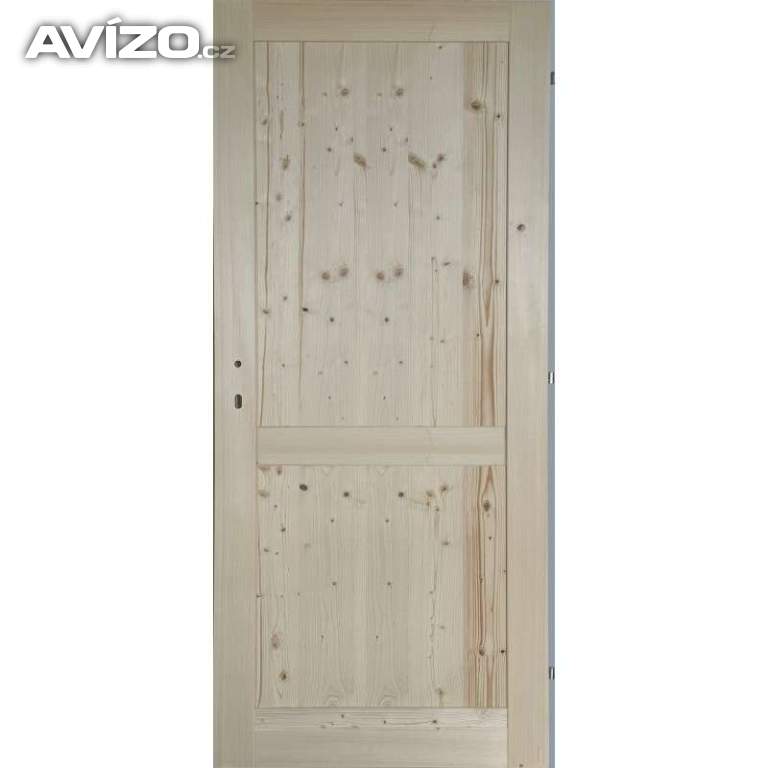 Interiérové H dveře nelištované plné s příčkou  SP241