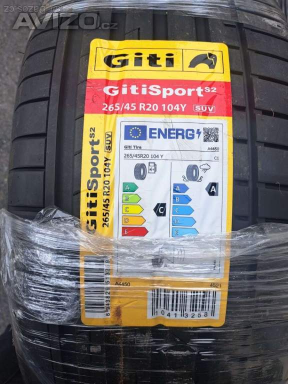 Foto inzerátu Giti Gitisport S2 265/45 r20 nové pneu 2ks.