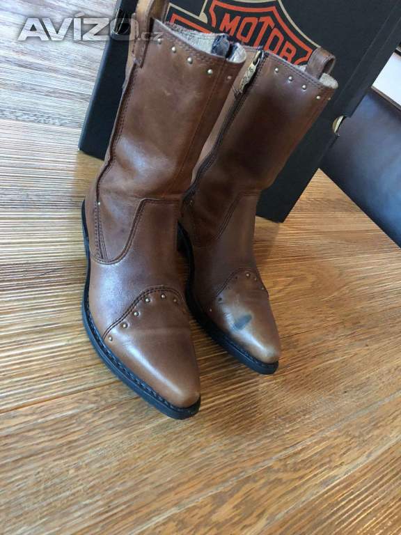 Foto inzerátu Kožené boty Harley Davidson