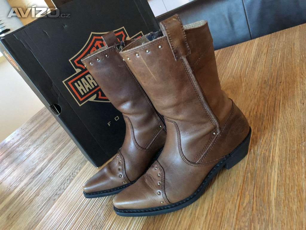 Foto inzerátu Kožené boty Harley Davidson