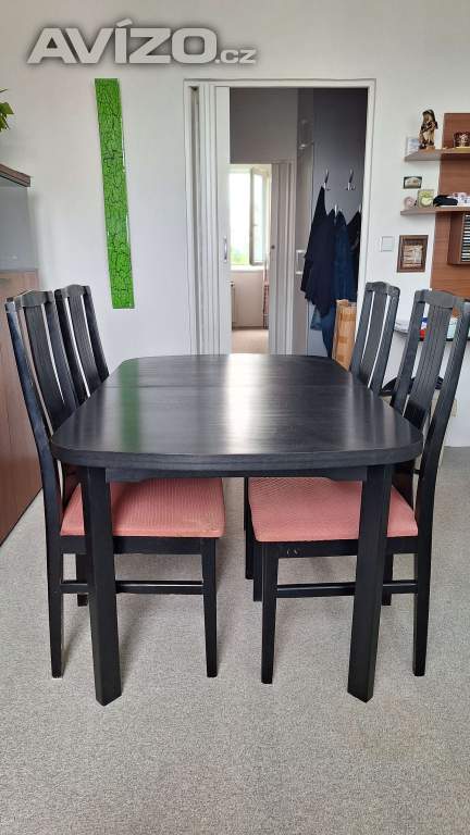 Foto inzerátu  Rozkládací jídelní stůl z masivu 140x90cm/200x90cm