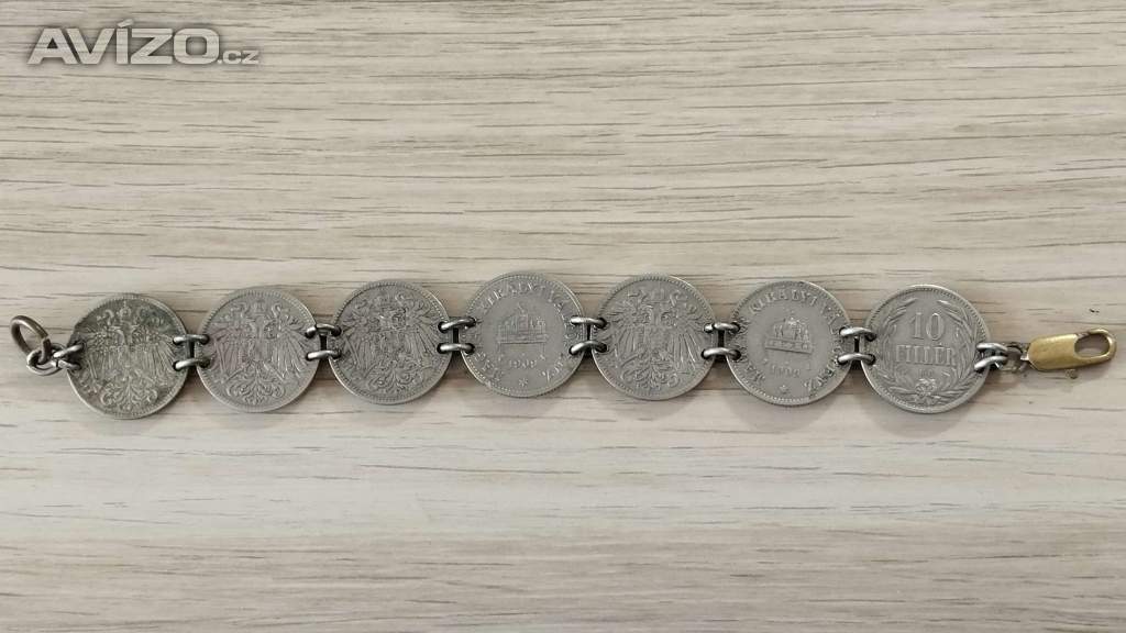 Foto inzerátu Patriotický náramek z mincí RU