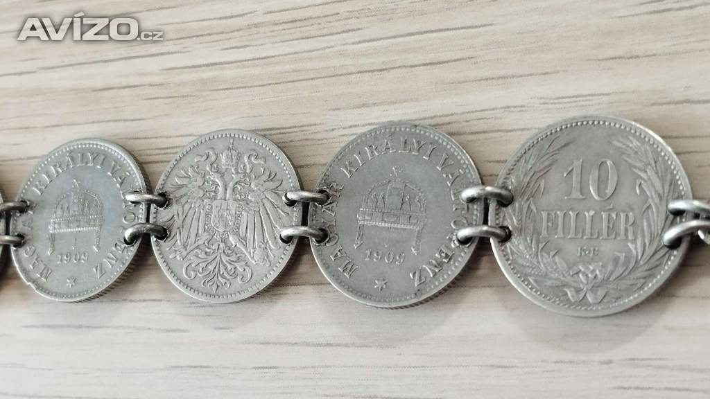 Foto inzerátu Patriotický náramek z mincí RU