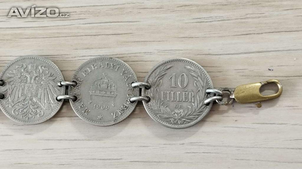 Foto inzerátu Patriotický náramek z mincí RU