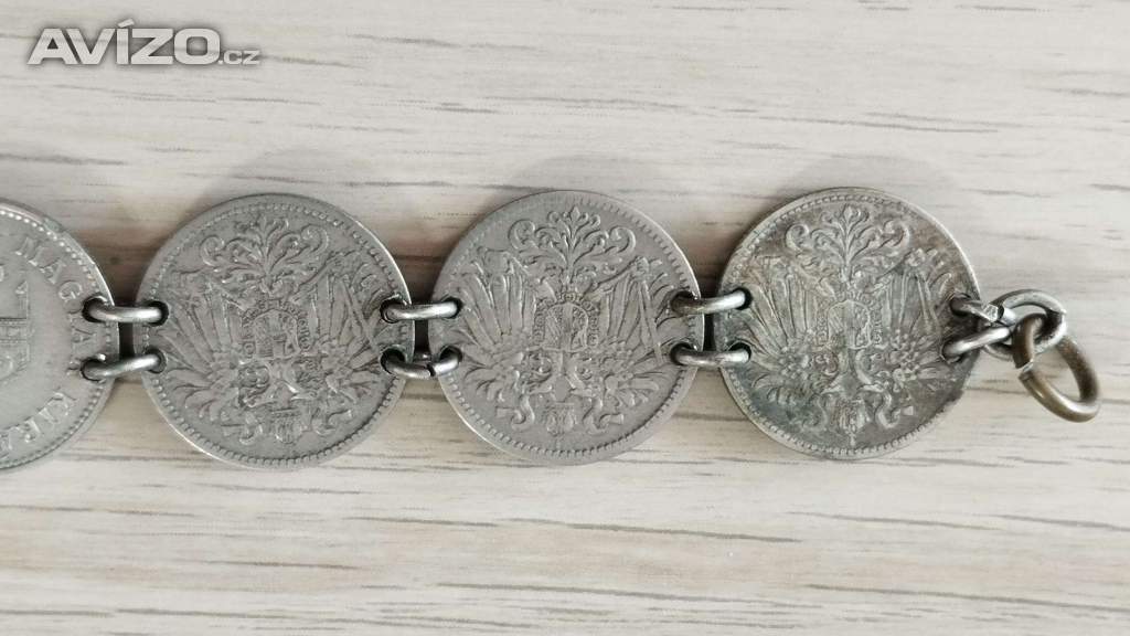 Foto inzerátu Patriotický náramek z mincí RU