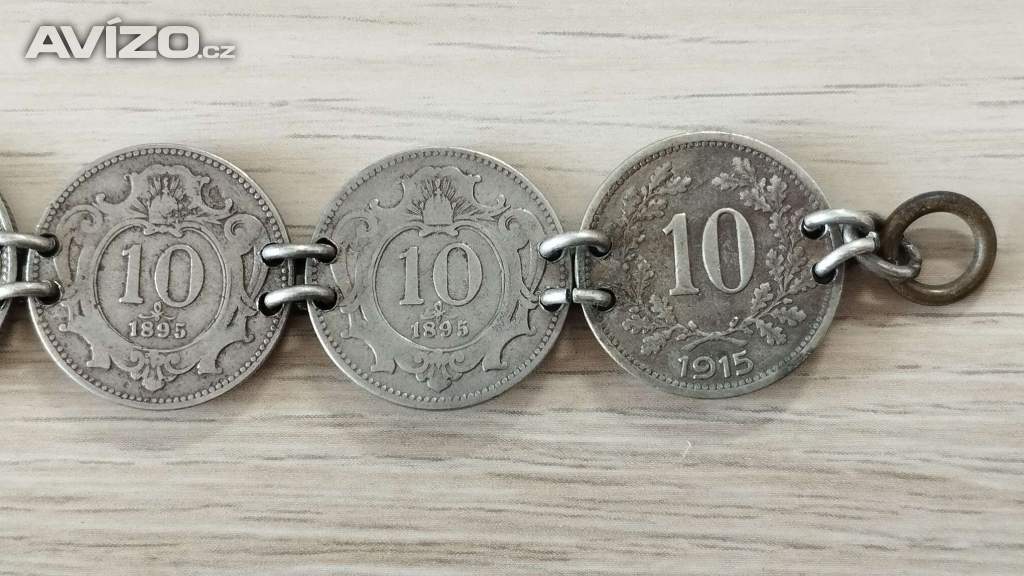 Foto inzerátu Patriotický náramek z mincí RU