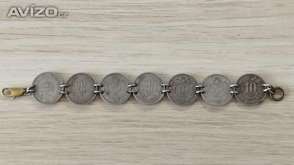 Foto inzerátu Patriotický náramek z mincí RU