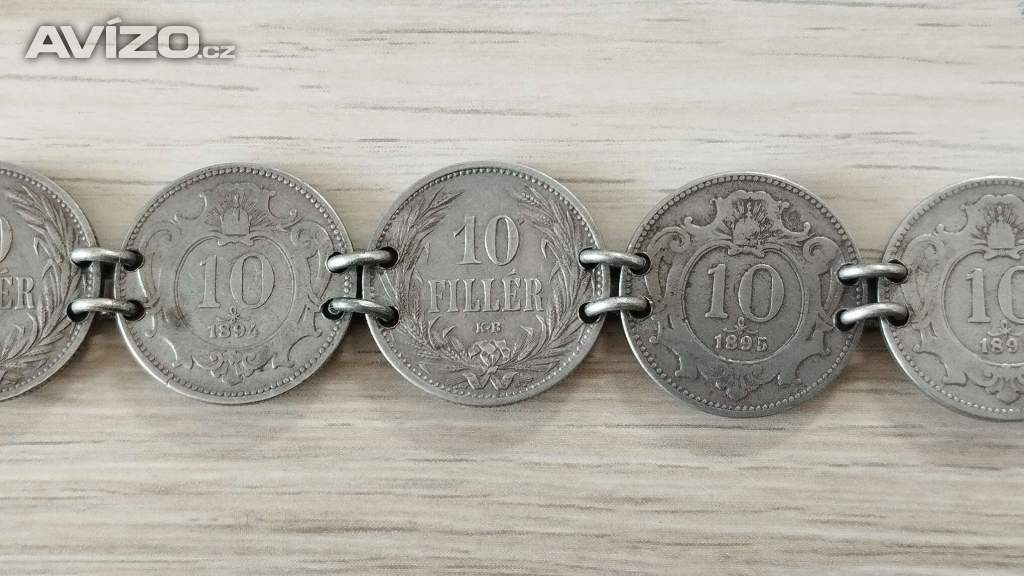 Foto inzerátu Patriotický náramek z mincí RU