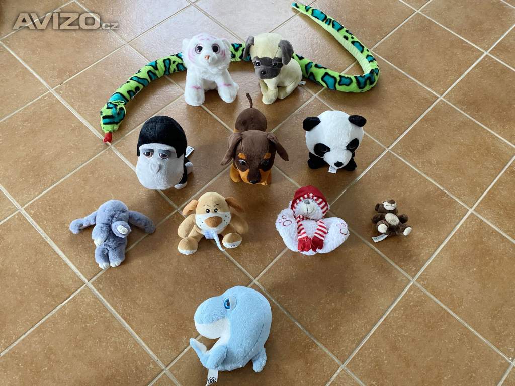 Foto inzerátu Plyšáci - 11 kusů - různé druhy