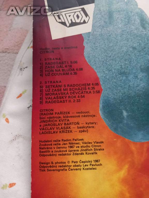 Foto inzerátu  Staré gramofonové LP desky 1987