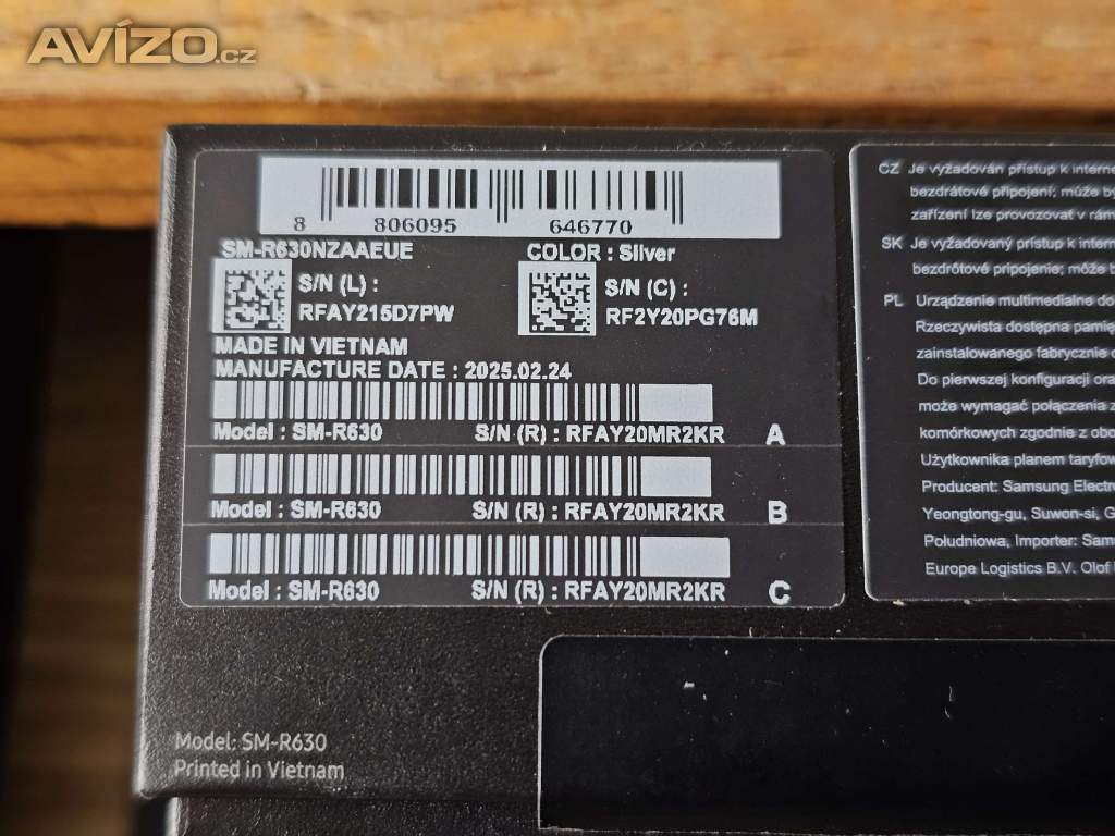 Foto inzerátu Sluchátka Samsung Galaxy Buds3 Pro Stříbrná